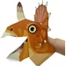 Créer marionnette  à main en carton - Triceratops