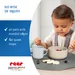 Set de vaisselle en silicone 4 pièces