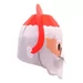 Maskers knutselen - Kerstman 3D