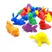 Jar with 72 pcs sorting and counting domestic animals