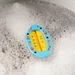 Bath thermometer oval - blue