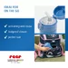 Bouteille à paille Kids 350ml,bleu