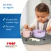 Set de vaisselle en silicone 4 pièces