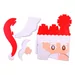 Maskers knutselen - Kerstman 3D