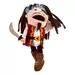 Hand puppet Pirate with moving mouth