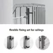 Kit de fixation de garde-corps, anthracite