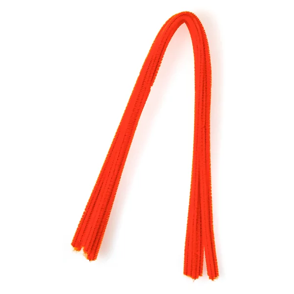 10 chenilledraad oranje 50 cm x 6 mm