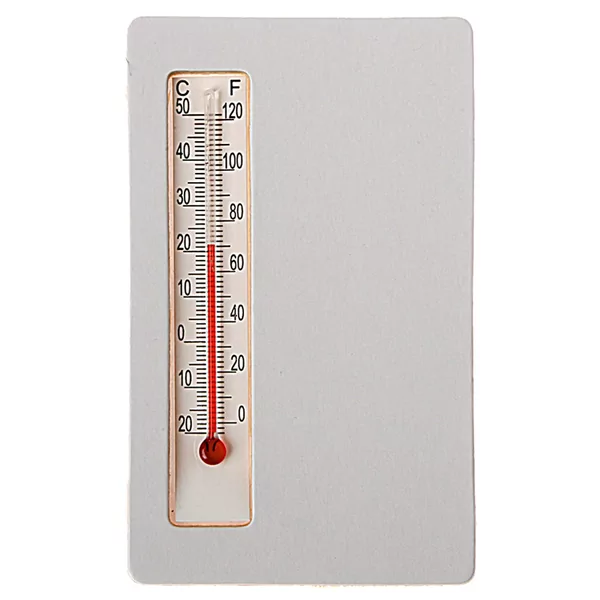 Houten magnetische thermometer 10,7 x 6,5 cm