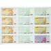 Euro munten en briefjes in karton 8 bladen