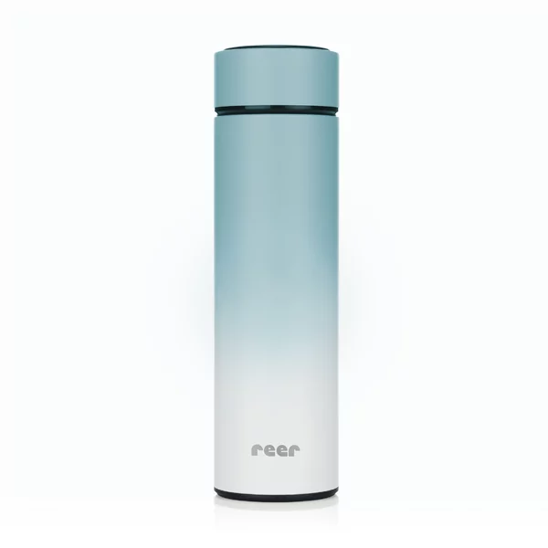 ColourDesign stainless steel vacuum bottle, 450 ml, blue