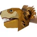 Créer marionnette  à main en carton - Lion
