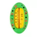 Bath thermometer oval - green