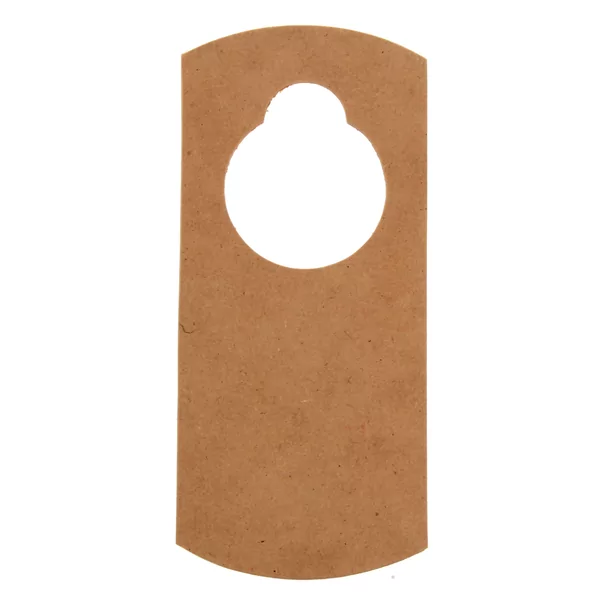 Zak met 10 houten deurplaatje 190 x 84 x 3 mm