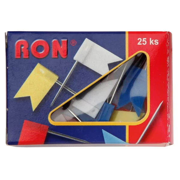 25 signalisatiespelden met gekleurd vlaggetje