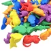 Jar with 72 pcs sorting and counting domestic animals