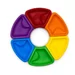 Anneau couleur arc-en-ciel