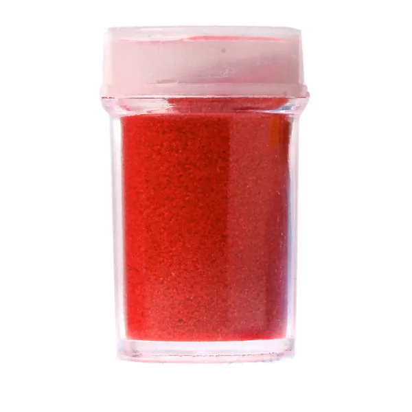 Zand in strooipotje 30 g rood