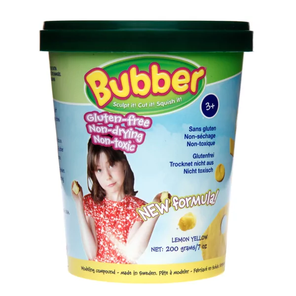 Bubber sceau de 200 g. jaune
