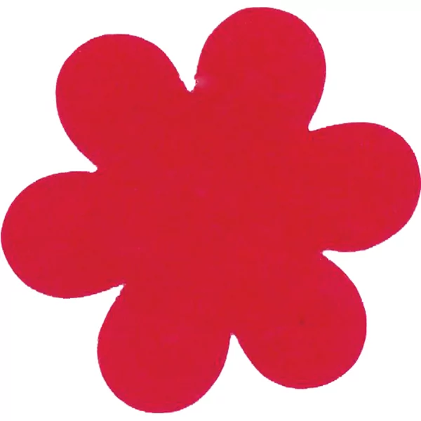 Sachet de 200 gommettes jumbo fleur 10 couleurs
