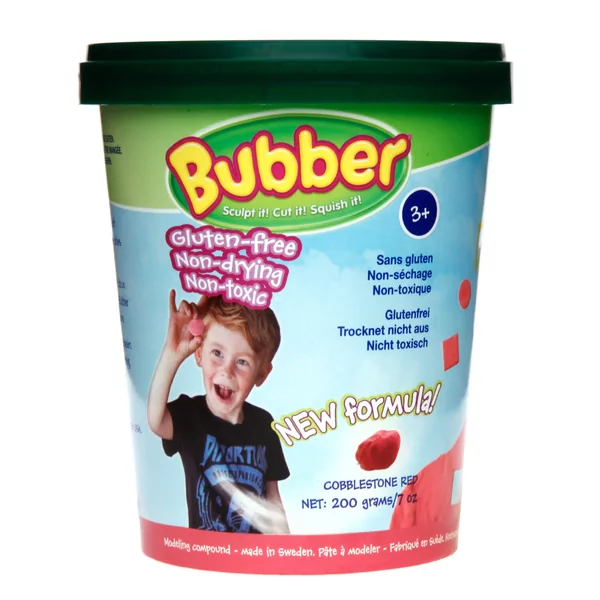 Bubber sceau de 200 g. Rouge