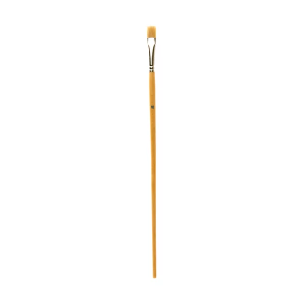 Pinceau plat manche long n° 10