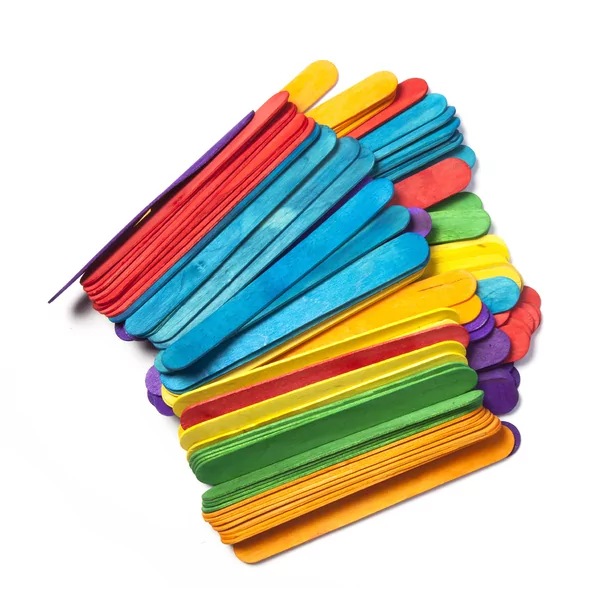 Sachet de 100 bâtonnets colorés de150 x 18 mm