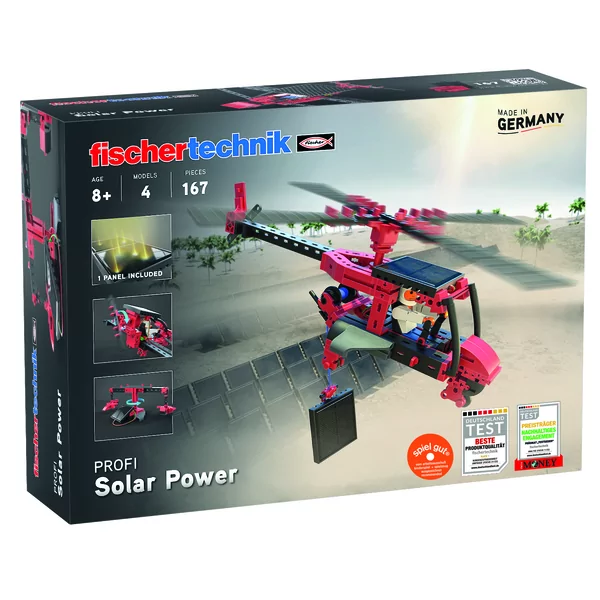 Solar Power - zonne-energie - 4 modellen - 167 onderdelen