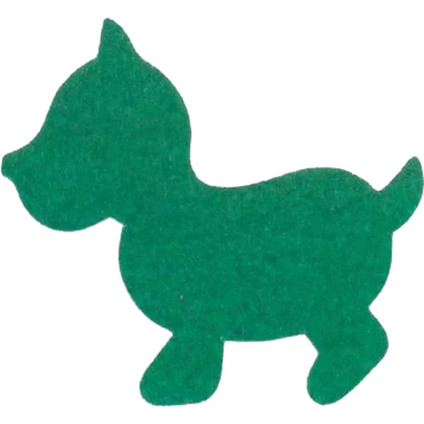 Zakje met 400 plakvorm hond 10 kleuren