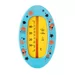 Bath thermometer oval - blue