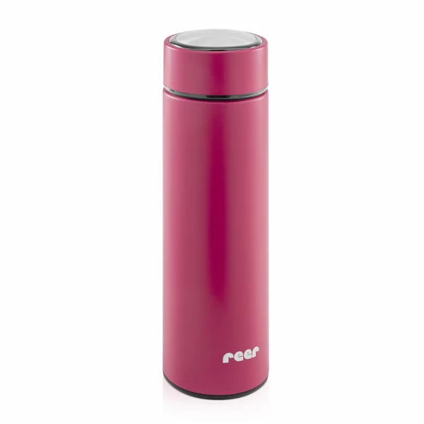 ColourDesign stainless steel vacuum bottle, 450 ml, berry red