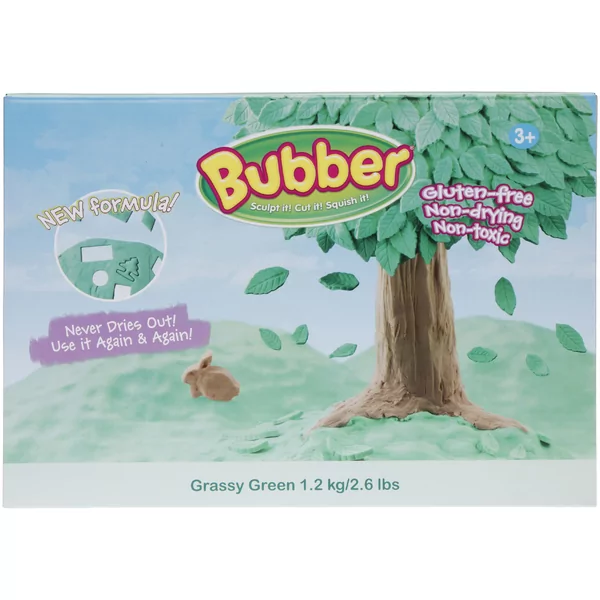 Bubber doos van 1,2 kg. groen