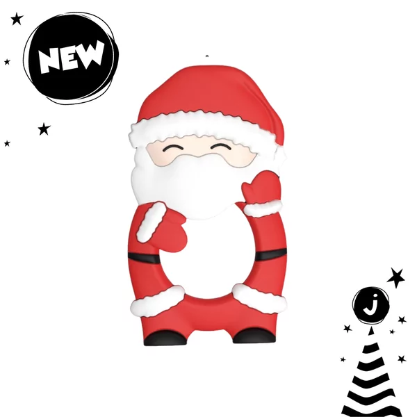 Kerst bijtring kerstman