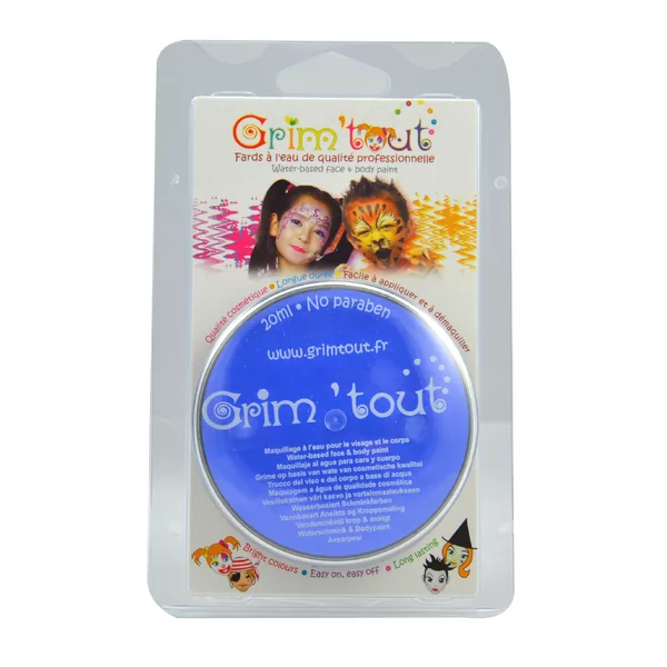 Blister Galet 20ml GRIM'TOUT - Bleu stroumpf