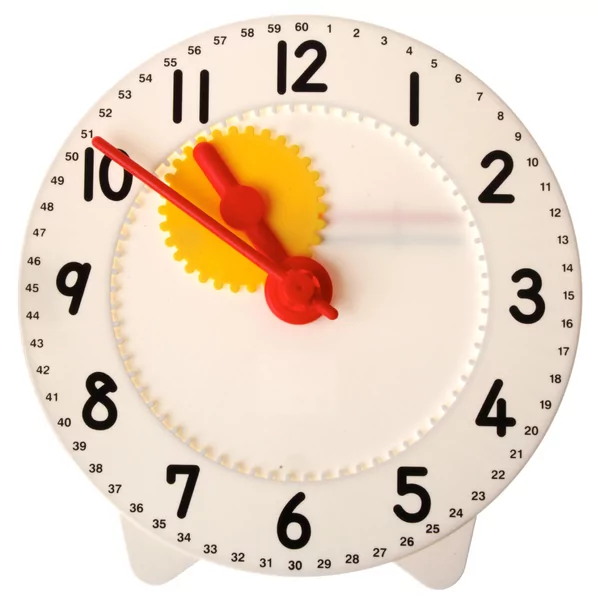 Teacher clock in a bag
