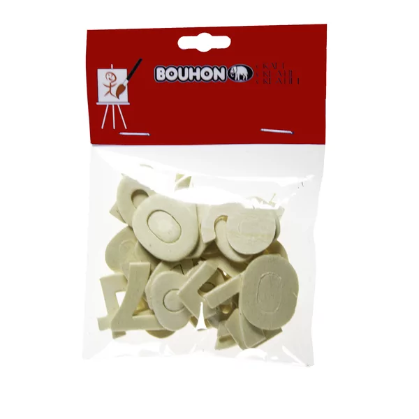 Sachet de 30 chiffres en bois +/- 25 mm