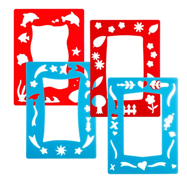 Photo frame stencils  29,5 x 21cm 4 designs