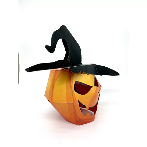 Maskers knutselen - Pompoen 3D