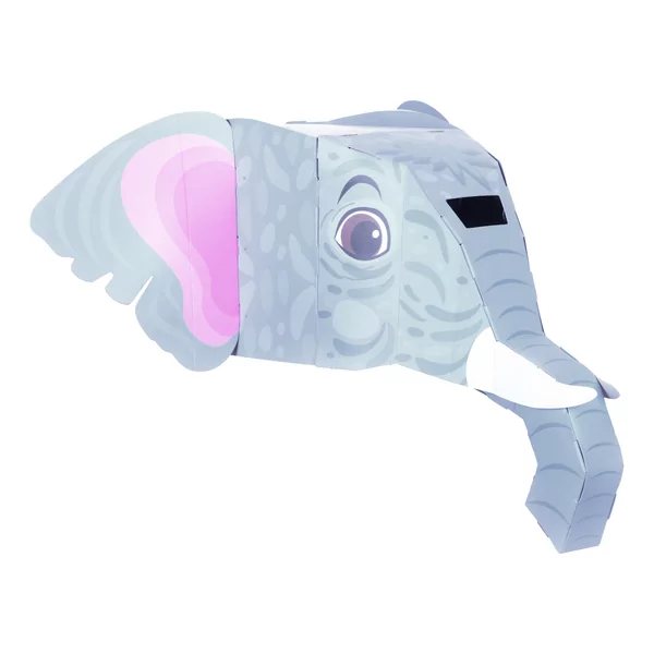 Créer un masque 3D - Eléphant