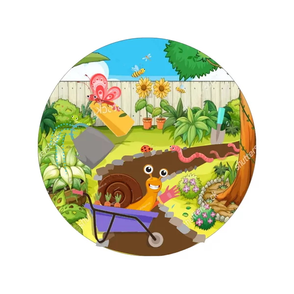 Base  plateau de jeu Jardin