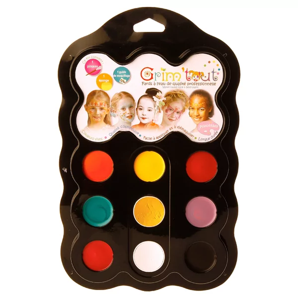 Palette GRIM'TOUT - 9 couleurs - la princesse