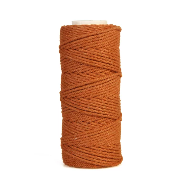 Katoentouw lichtbruin dik 200 g (macramé), ca.130 m (2 mm)