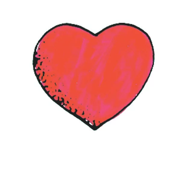 Heart stamp