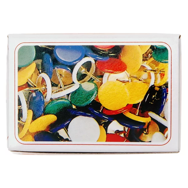 100 Punaises couleurs assorties