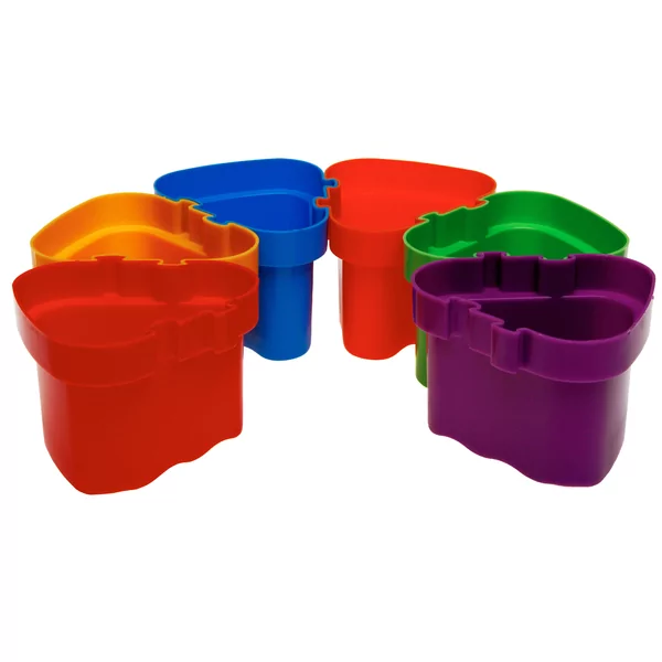 Verbindbare potjes (set van 6)