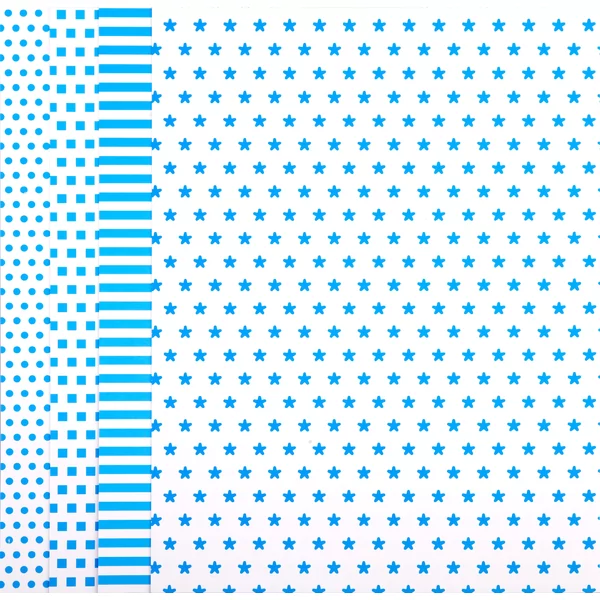 Papier scrapbooking Modèle 3 Bleu